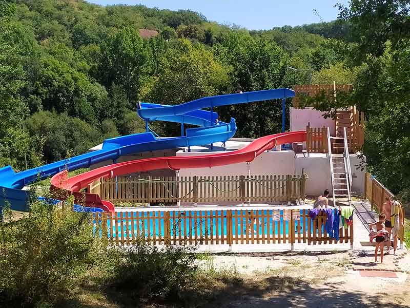 toboggans aquatique village gites et chalet a rocamadour